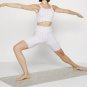 Sweaty Betty Gingham Seamless Biker Shorts Purple White ( S )