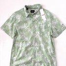 Hudson Floral Cotton Button Down Shirt Green ( S ) Hudson Floral Cotton Button Down Shirt Green ( S )