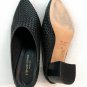 Stefano Gamba Savo Intrecciato Leather Pointed Toe Shoes Black ( 8 )
