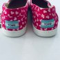 TOMS Youth Belmont Valentine&acirc;��s Pink Raspberry Hearts Shoes ( 6Y )
