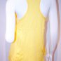 T LOS ANGELES Anthropologie Racerback Pocket Tank Yellow ( M )