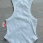 FREE PEOPLE MOVEMENT Wishful Ribbed Pocket Tank White ( L )