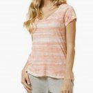 C&C California Persimmon Tie Dye Watercolor Strata Top ( S ) C&C California Persimmon Tie Dye Watercolor Strata Top ( S )