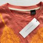 French Connection Lace Crop Tee Papaya Punch Orange ( L )
