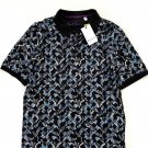 Robert Graham Altman Classic Fit Polo Tee Black/Blue ( M )