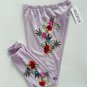 Wildfox Knox Jogger Sweatpants Orchid Hush Wild Flowers ( S )