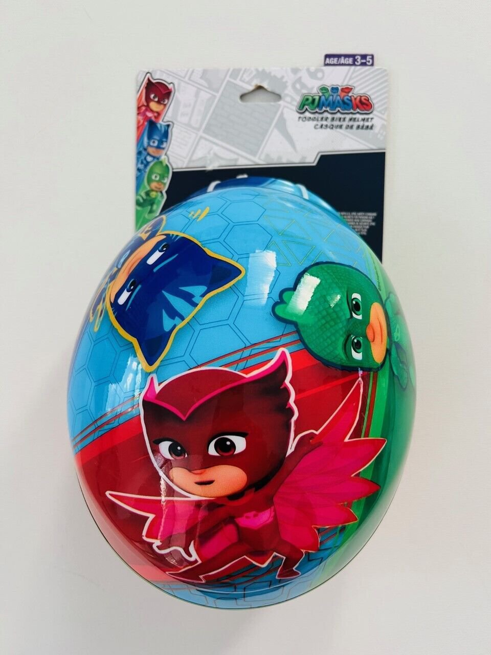 PJ Masks MultiCharacter Toddler Bike Helmet ( Age 35 )