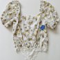Intimately Free People Angela Floral Print Bodysuit ( L )