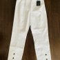 Rag & Bone New York Simone Snap Front Pants White ( 8 )