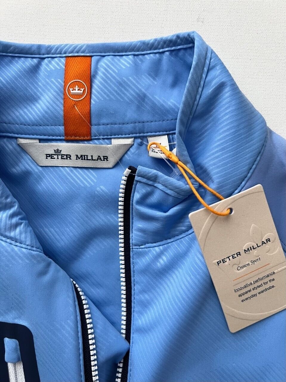 Peter Millar Hyperlight Weld Camo Hybrid Half-Zip Golf Pullover ( M )