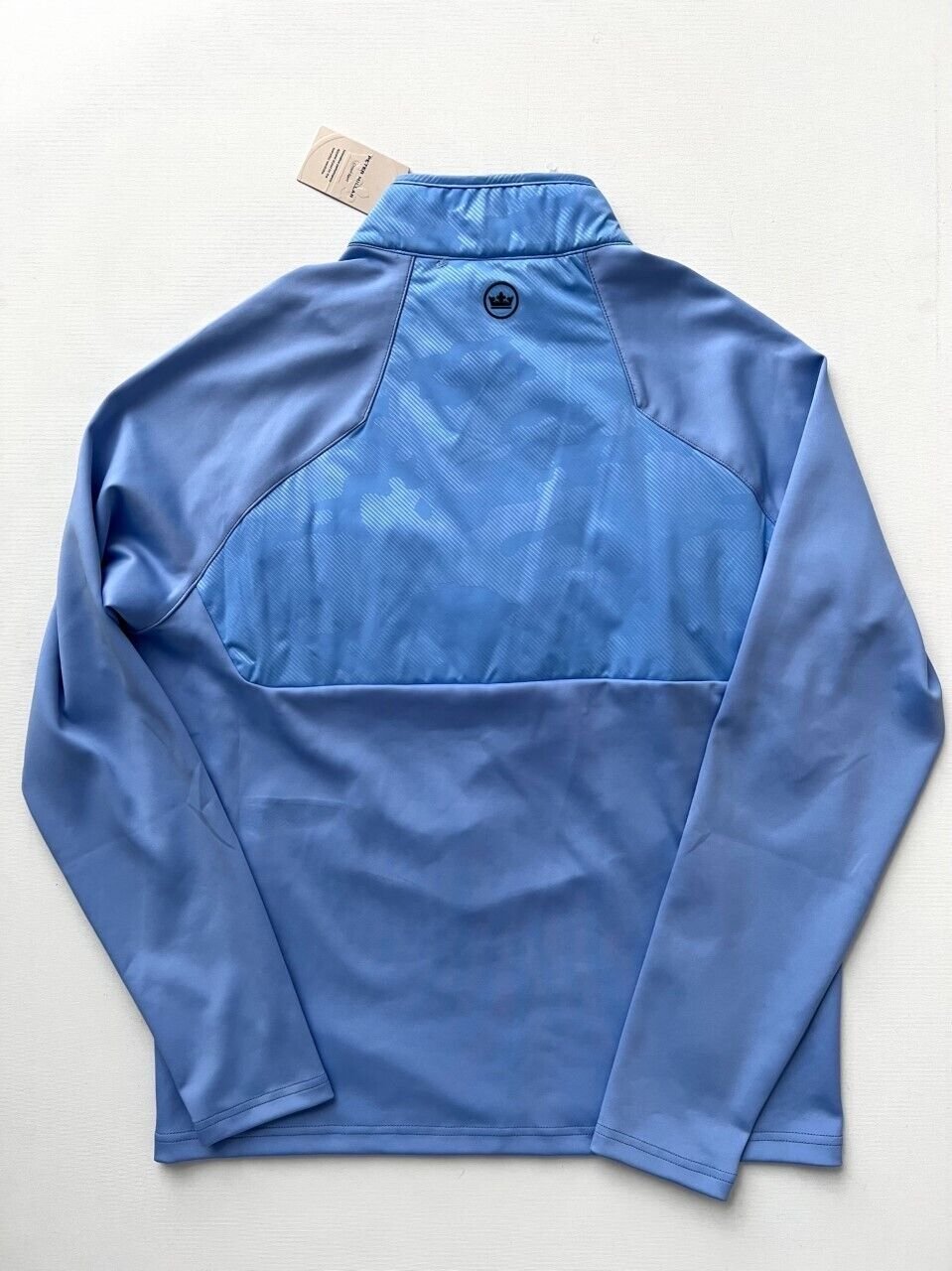 Peter Millar Hyperlight Weld Camo Hybrid Half-Zip Golf Pullover ( M )