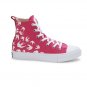 MCQ ALEXANDER MCQUEEN Swallow Canvas Vulc High-Top Sneaker Shoe Acid Pink ( 40 )