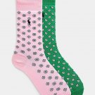 Polo Ralph Lauren Set of 2 Print Socks Pink / Green Polo Ralph Lauren Set of 2 Print Socks Pink / Green