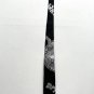 Off-White x Virgil Obloh Viscose Black Silver Neck Tie ~ Made in Italy