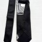 Off-White x Virgil Obloh Viscose Black Silver Neck Tie ~ Made in Italy