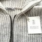 Brunello Cucinelli Boy's Knit Cashmere Hoodie ( 6 ) Made in Italy