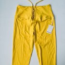 Year Of Ours Cameron Capri Football Lace Up Legging Yellow ( XL ) Year Of Ours Cameron Capri Football Lace Up Legging Yellow ( XL )