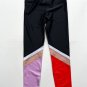 PE Nation Activewear Leggings Black Orange Lilac ( XL )