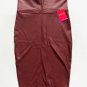 Spanx 20190R Faux Leather Pencil Skirt Brick (M)