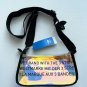 Adidas GN2123 Transparent Mini Airliner Crossbody Bag Purse