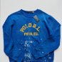 Polo Ralph Lauren Paint Splatter Phys. Ed Sweatshirt Mainstreet Blue ( XL )