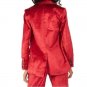 Free People Velvet Ashby Blazer Cherry Juice Red ( S )