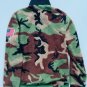 Polo Ralph Lauren Polar Fleece Logo Camo 3/4 Zip Flag Patch Sweatshirt ( S )