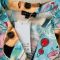 Karen Mabon Cracker Jacks Guitar Cat Telephone Pyjama Sleep Set ( S )
