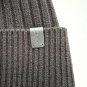 ALLSAINTS Wool Blend Rib Beanie Hat Black Small