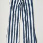 Free People Firecracker Striped Flare Denim Jeans Blue / White ( 24 )