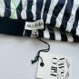 Kilo Brava Striped Triangle Bra Black / White ( L )