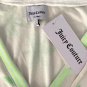 Juicy Couture Hooded Terry Palm Tree Romper Surf Green / White ( XL )