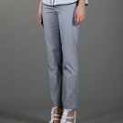 $295 RED VALENTINO Checked SLIM FIT Trouser PANTS Greyed Black ( 38 )