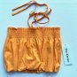 Juicy Couture Smocked Crop Top Tangerine Dream ( L )