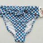 Jessica Simpson Afternoon Tea Caspian Plaid Bikini Swim Bottom ( S )