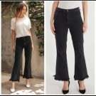 J BRAND Julia High-Rise Frayed Hem Crop Flare Jeans Undercover ( 28 )