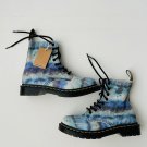 Dr. Martens 1460 Pascal Tie Dye Leather Lace Up Boots in Blue ( 7 ) Dr. Martens 1460 Pascal Tie Dye Leather Lace Up Boots in Blue ( 7 )