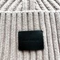 ALLSAINTS Travelling Rib Cuff Patch Beanie Hat Blush