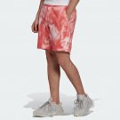 Adidas HE9434 Tie Dye Fleece Sweat Shorts Orange ( L )
