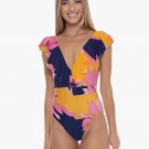 Trina Turk Breeze Plunge Swimsuit Floral ( 4 )