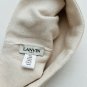 LANVIN Lana Wool Beige Knit Beanie Hat