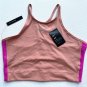 Nike AQ5117-605 Crop Running Tank Rose Gold / Active Fuchsia ( XL )