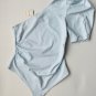 Free People Somethin' Bout You Solid Bodysuit Light Blue ( M )