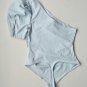 Free People Somethin' Bout You Solid Bodysuit Light Blue ( M )