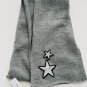 Rebecca Minkoff Silver Stars Knit Scarf Heather Grey