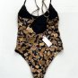 Tigerlily Soraya Stevie Ebony Floral Swim Bathing Suit ( M )