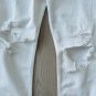 AGOLDE 90's Organic Denim Rip Destroyed Jeans Vanish White ( 26 )