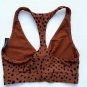 Beach Riot Twist Bra Top Brown Spot ( S )