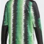 Adidas FM1980 Long Sleeve Soccer Top Black/Green ( XS )