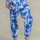 Polo Ralph Lauren Logo Tie-Dye French Terry Joggers Blue ( S ) Polo Ralph Lauren Logo Tie-Dye French Terry Joggers Blue ( S )